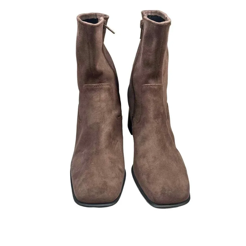 Jeffrey Campbell Brown Suede Ankle‎ Boots Size 8.5